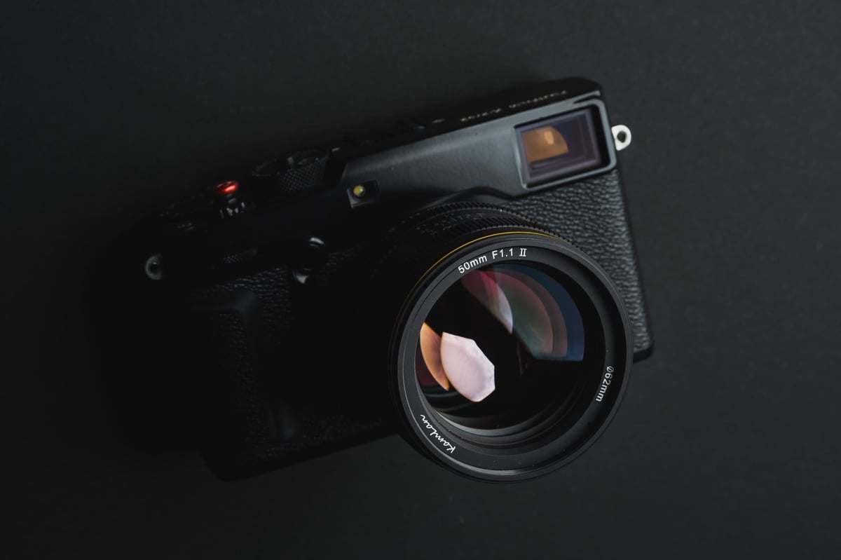 Kamlan 50mm f1.1 II product shot