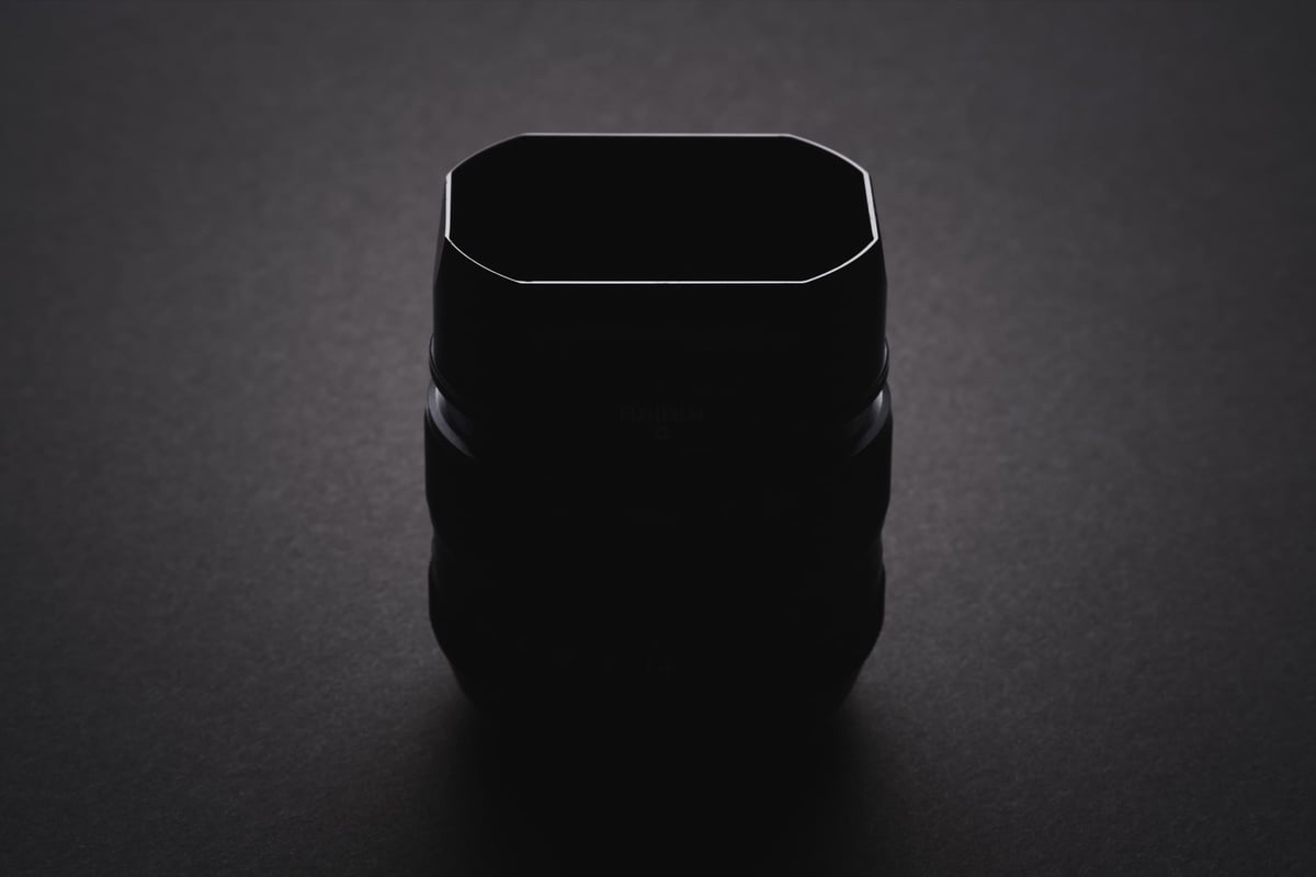Fujinon 35mm f1.4 Product Photo With Square Lens Hood.