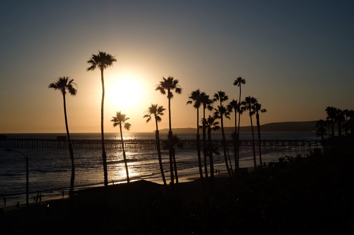 Sunset in San Clemente