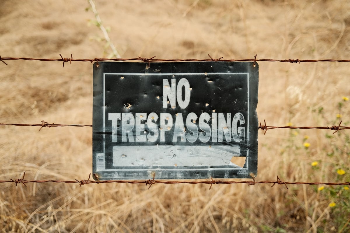 No Trespassing Sign