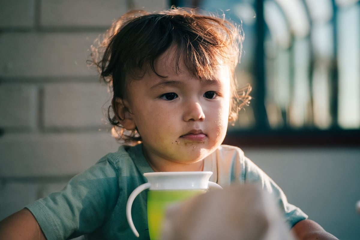 Portrait sample of little boy.