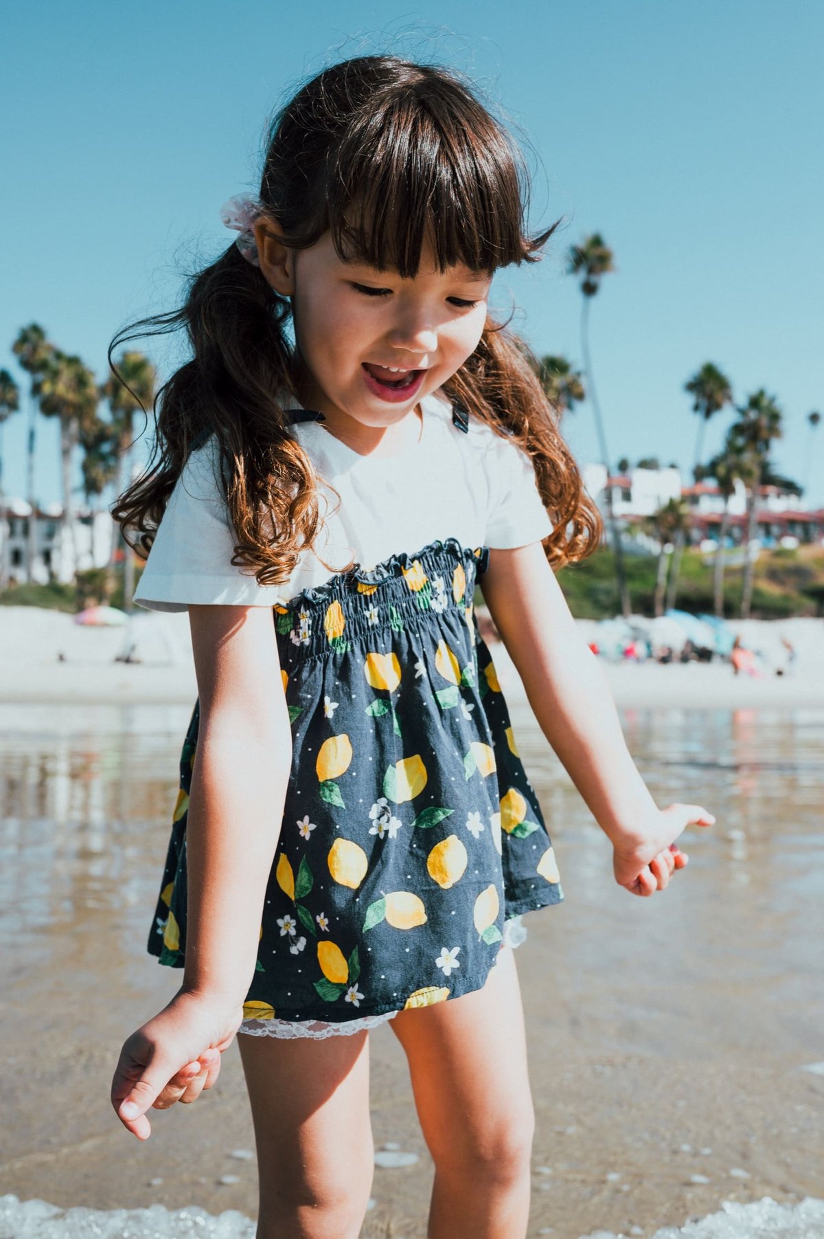 Lifestyle portrait at the beach