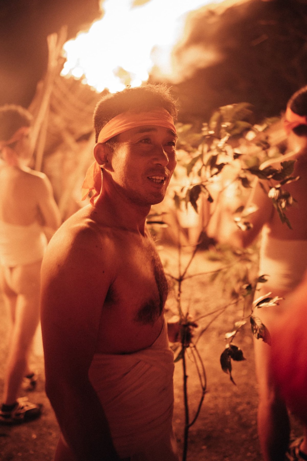 Portrait of Oniyo Fire Festival Patron