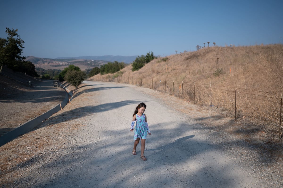 Kalina walks in San Clemente