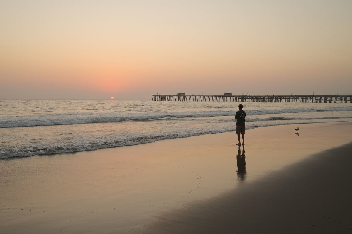 Sunset Photo of T-Street in San Clemente