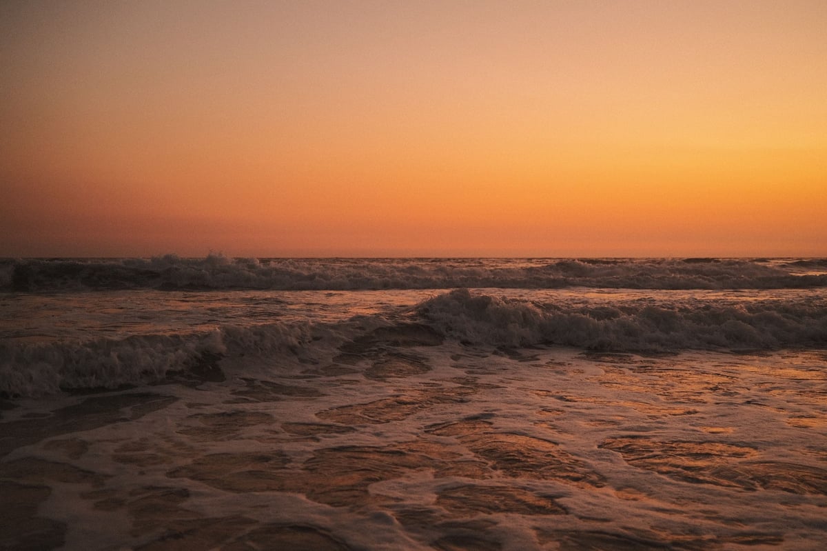 Beach Photo of waves using Eterna