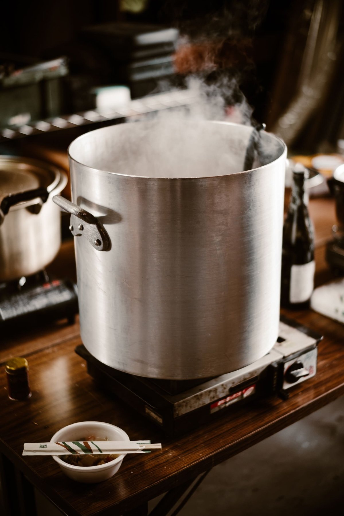 Making Soup in a big pot