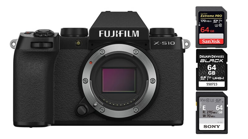 Best Memory Cards Fujifilm X-S10