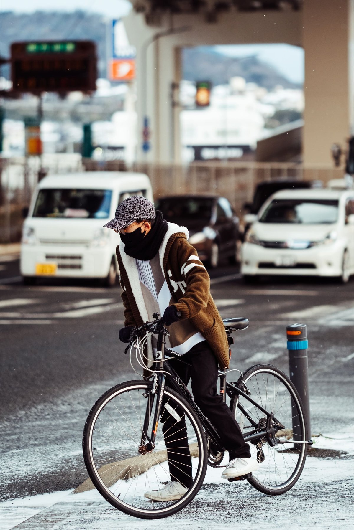 Cross Street on Bike