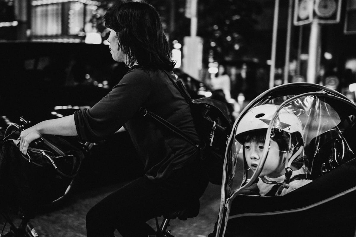 Sample Street Photo Black and White