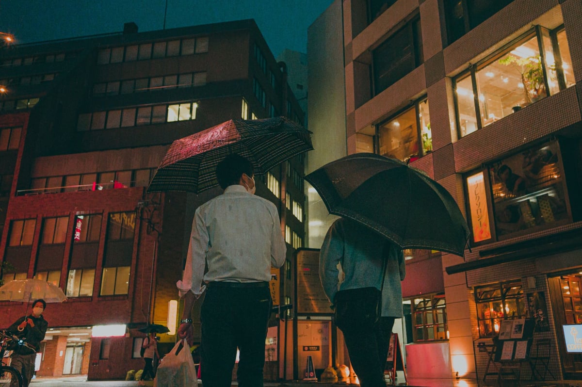 Japanese Street Photo at night.