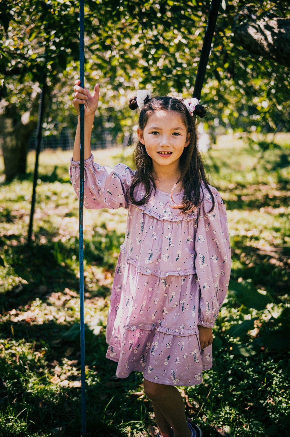 Lifestyle portrait of little girl
