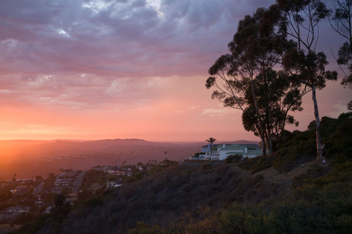 San Clemente House Sunset