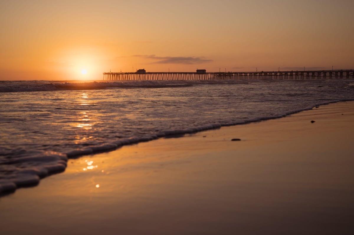 San Clemente Pier Landscape Photo