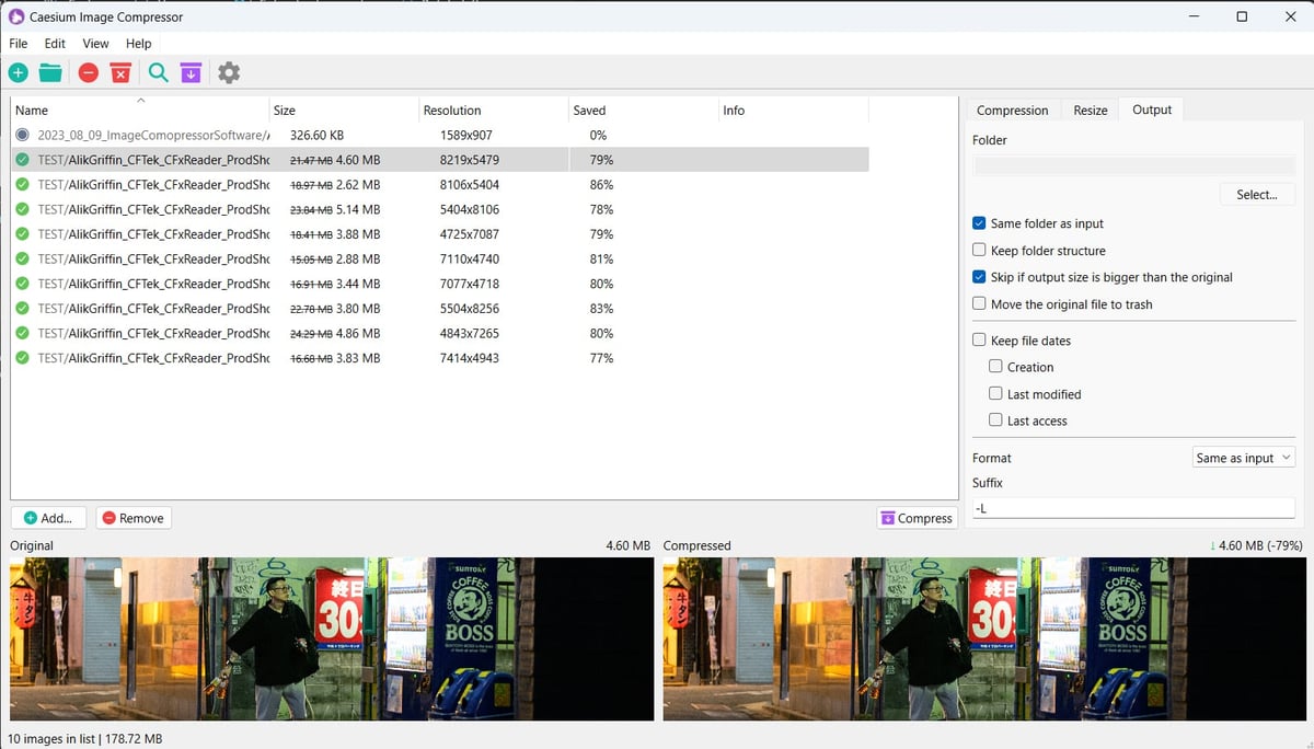 Caesium Image Compressor