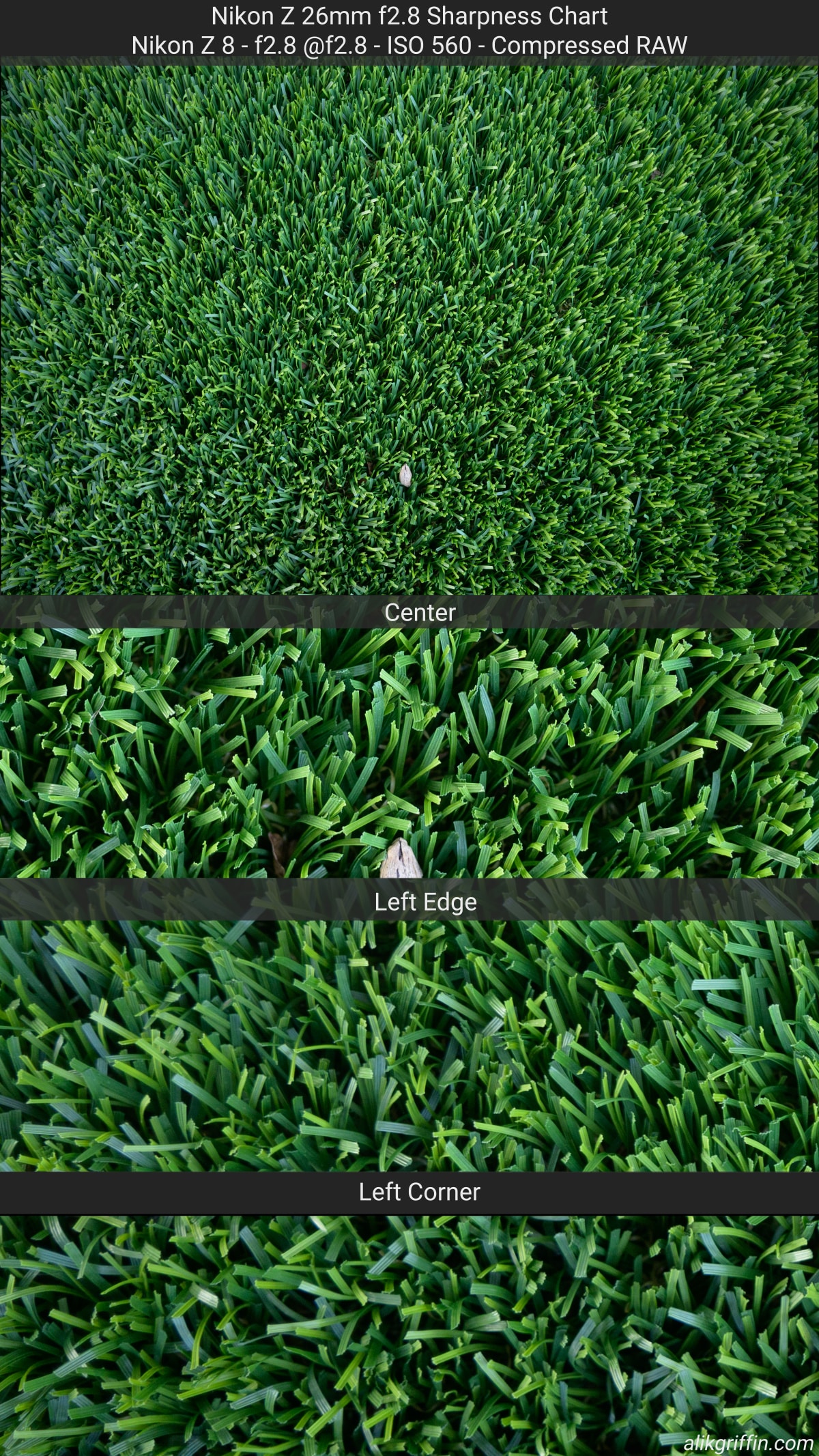 Nikon Z 26mm f2.8 Close Sharpness @f2.8