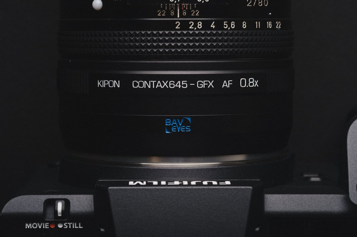 Kipon Contax 645 Adapters on the GFX100 II