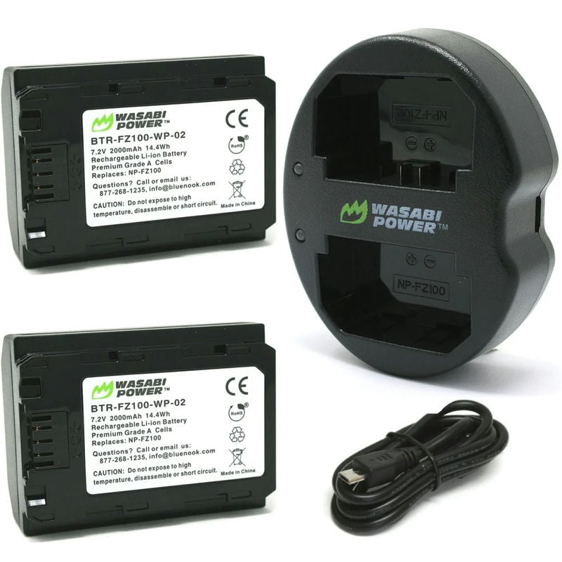 Wasabi third-party batteries for Sony