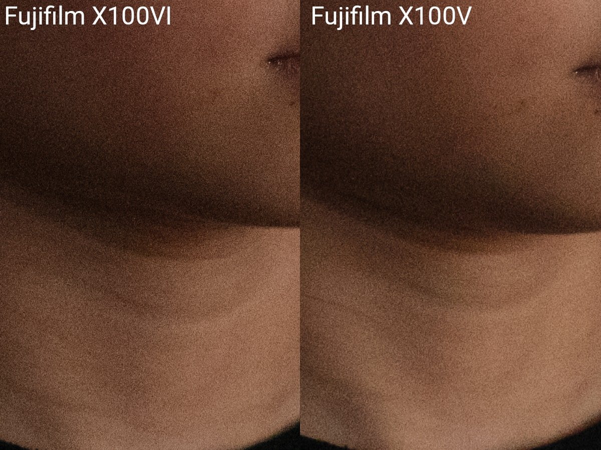 Fujifilm X100VI vs X100V Grain Samples