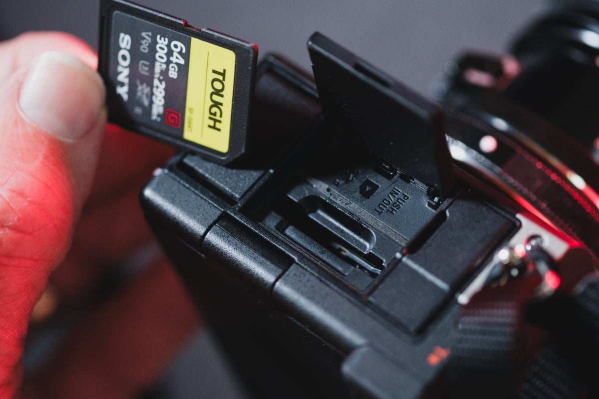 Sony A7c II Single Card Slot