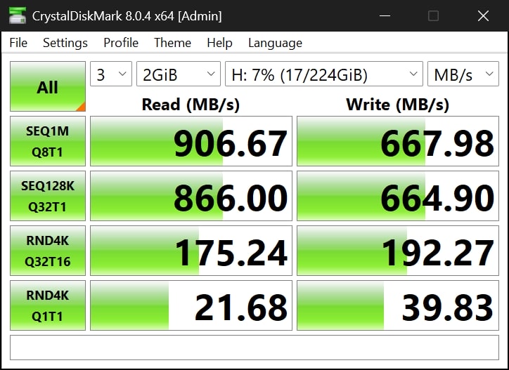 Prograde Cobalt CF2.0 165/325/650GB