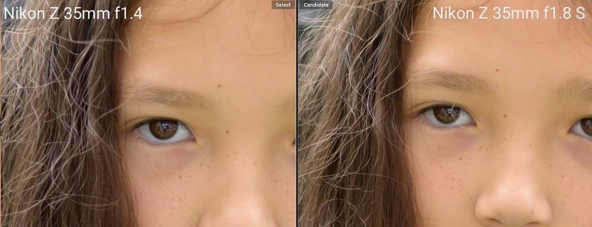Nikon Z 35mm f1.4 vs Nikon Z 35mm f1.8 S Sharpness
