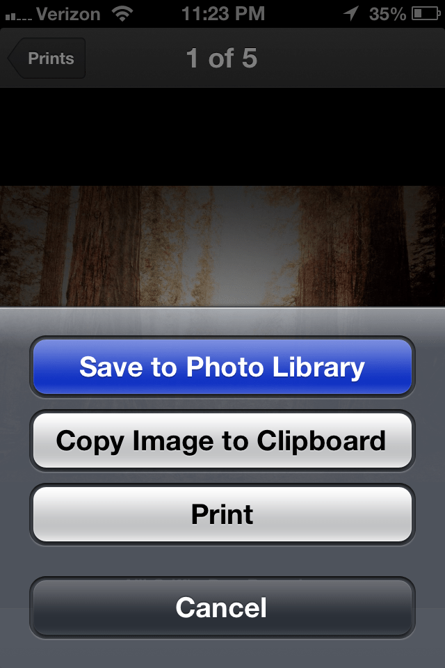 save Photo To Library