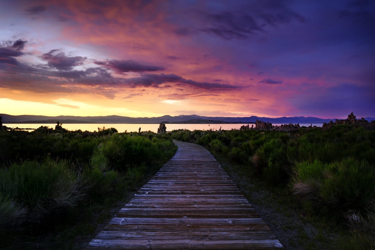 Sony 16-35mm Sample Image Road To Mono Lake
