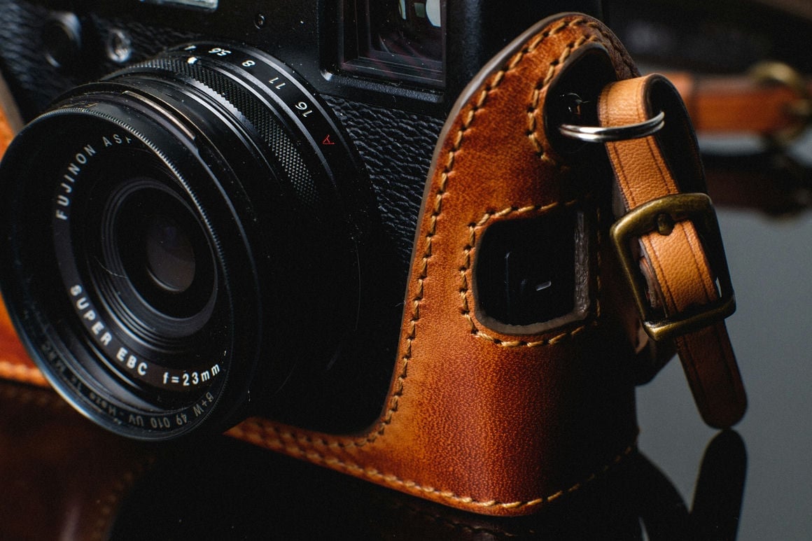 Fujifilm X100T With Leather Case