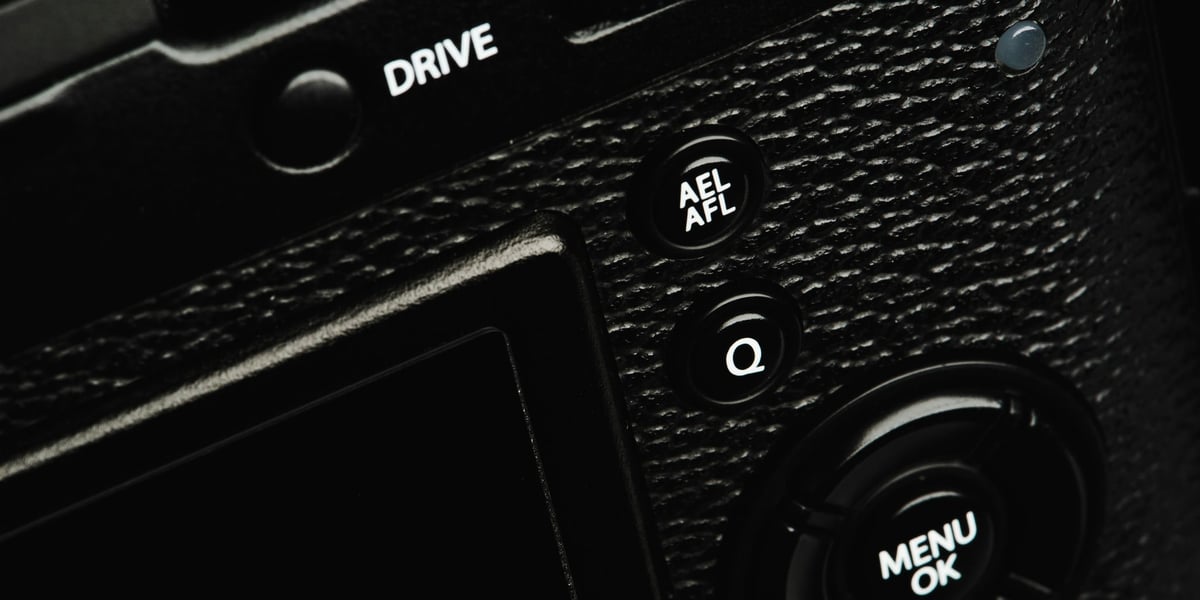 Fujifilm X100T Menu Button