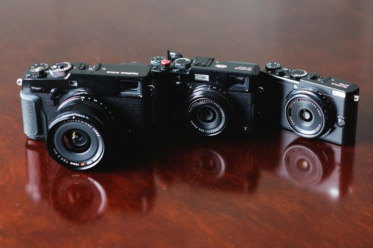 Fujifilm X70 with X100T and X-Pro2