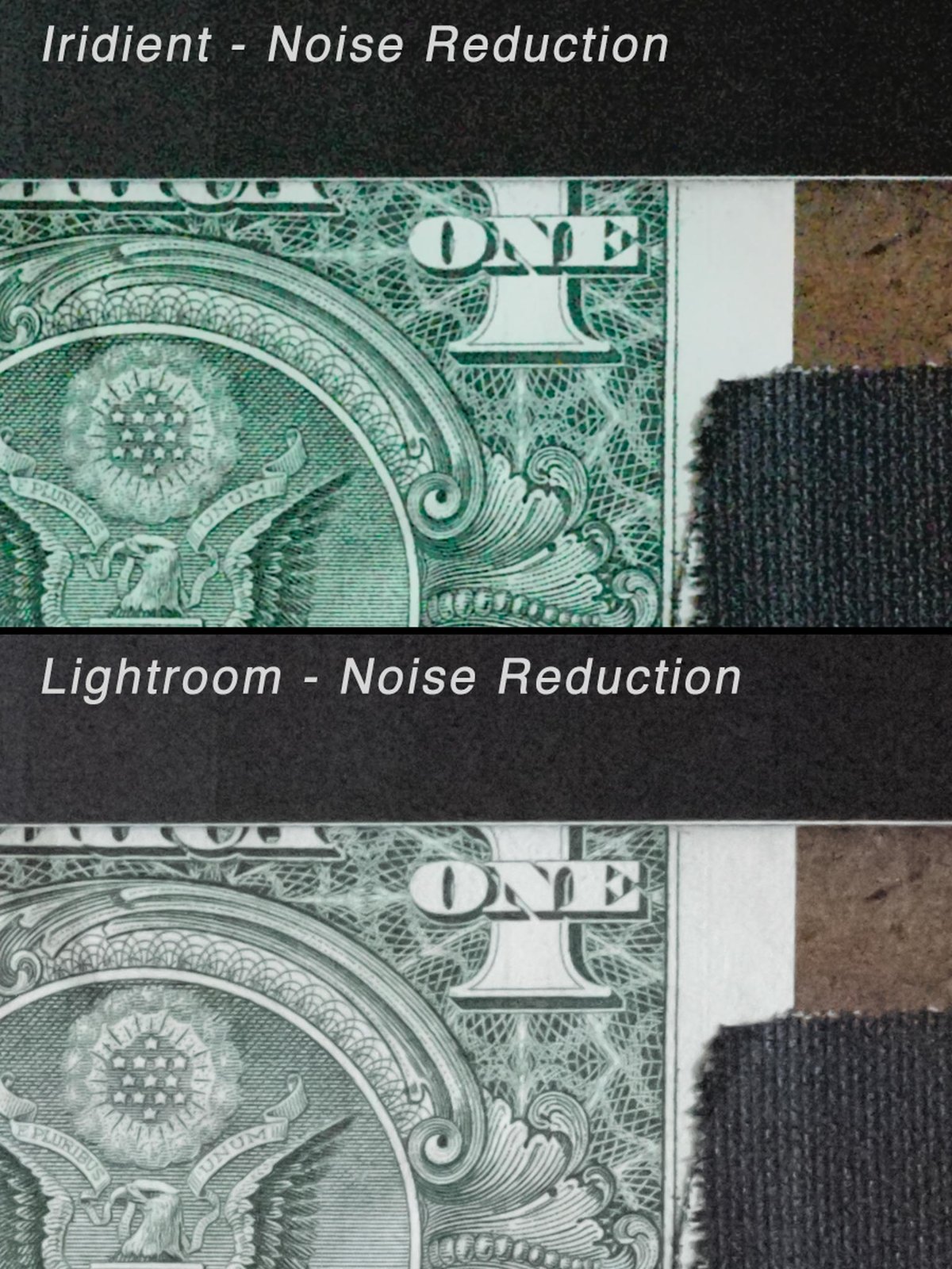 Iridient vs Lightroom Noise Reduction