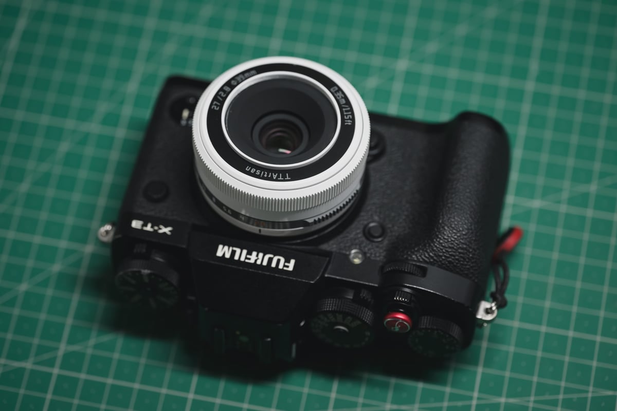 TTArtisan 27mm f2.8 AF Shown on the Fujifilm X-T3