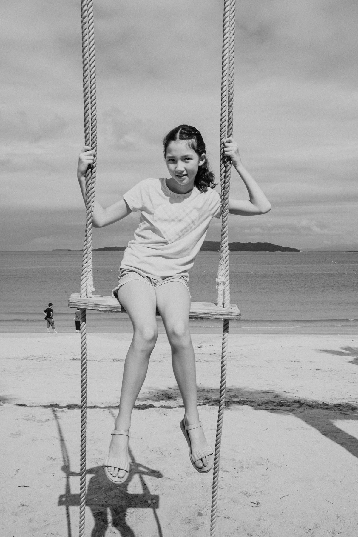 Kalina on swing with fill flash