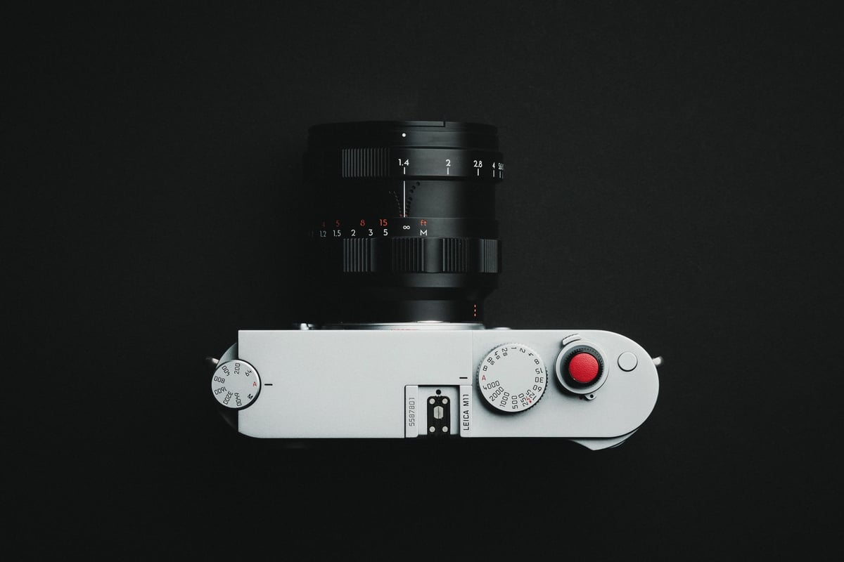 Thypoch 75mm f1.4 Product Shot on the Leica M11