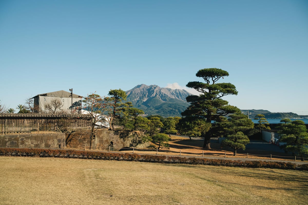 View of Sakurajima