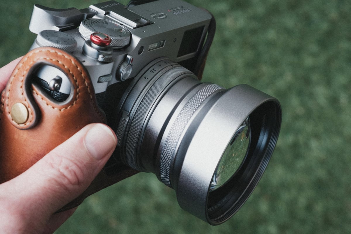 Viltrox TCL X100VI Conversion Lens On The Fujifilm X100V