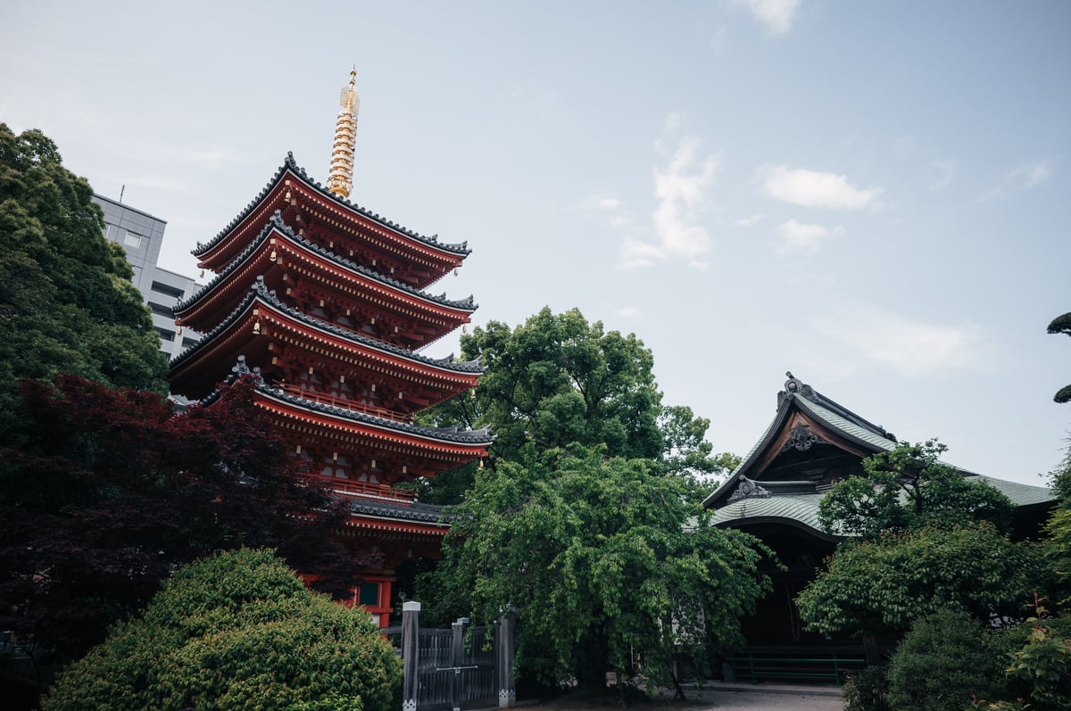 Hakata Pagoda Sharpness Sample