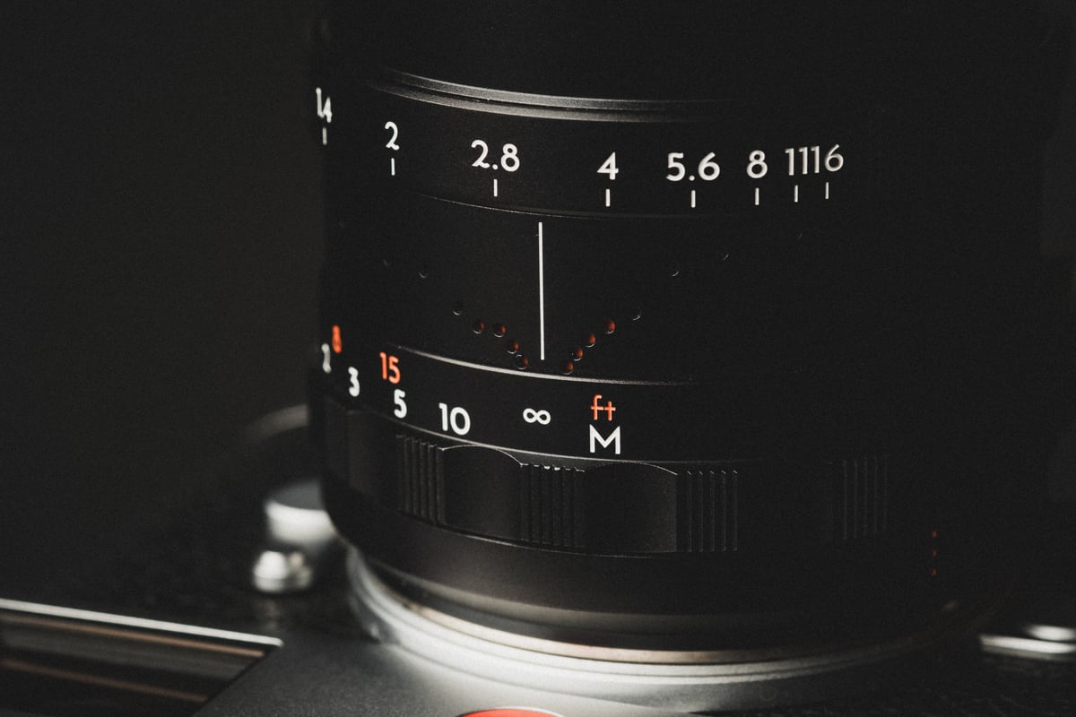 Thypoch 28mm f1.4 Depth Of Field Scale