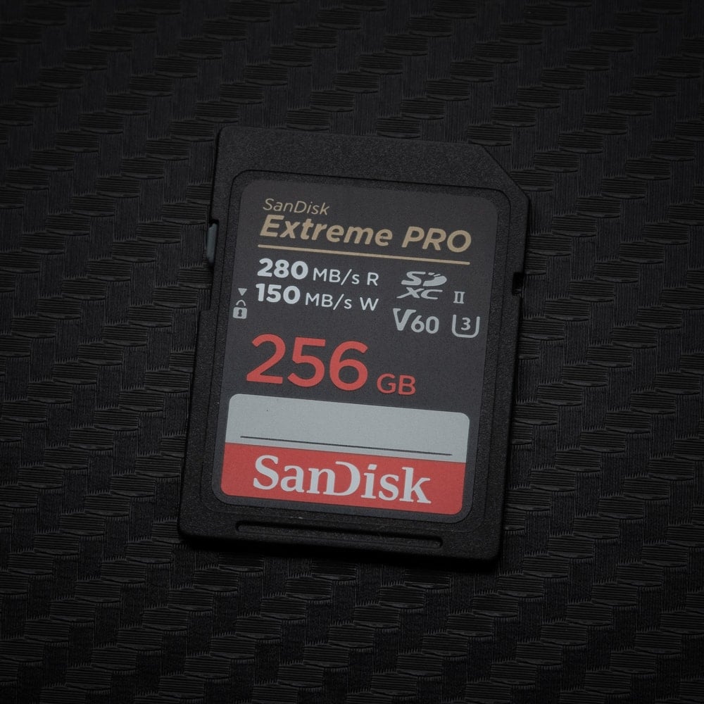 SanDisk Extreme PRO V60 UHS-II SD 256GB memory card
