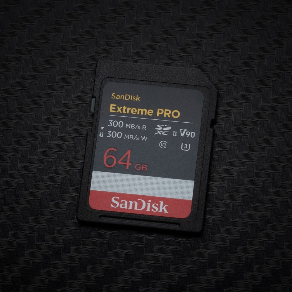 SanDisk Extreme PRO V90 UHS-II SD memory card