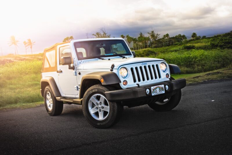 The Rental Jeep On The Big Island