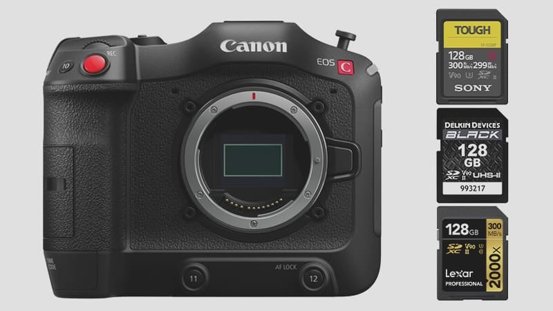 Best Memory Card Canon C70